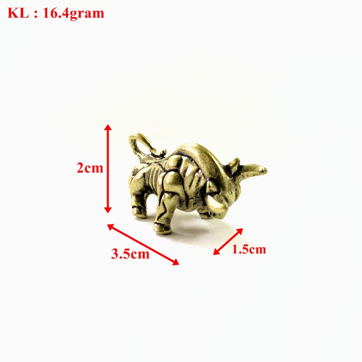 Móc Khóa Tượng Đồng Con Trâu - SP005225 